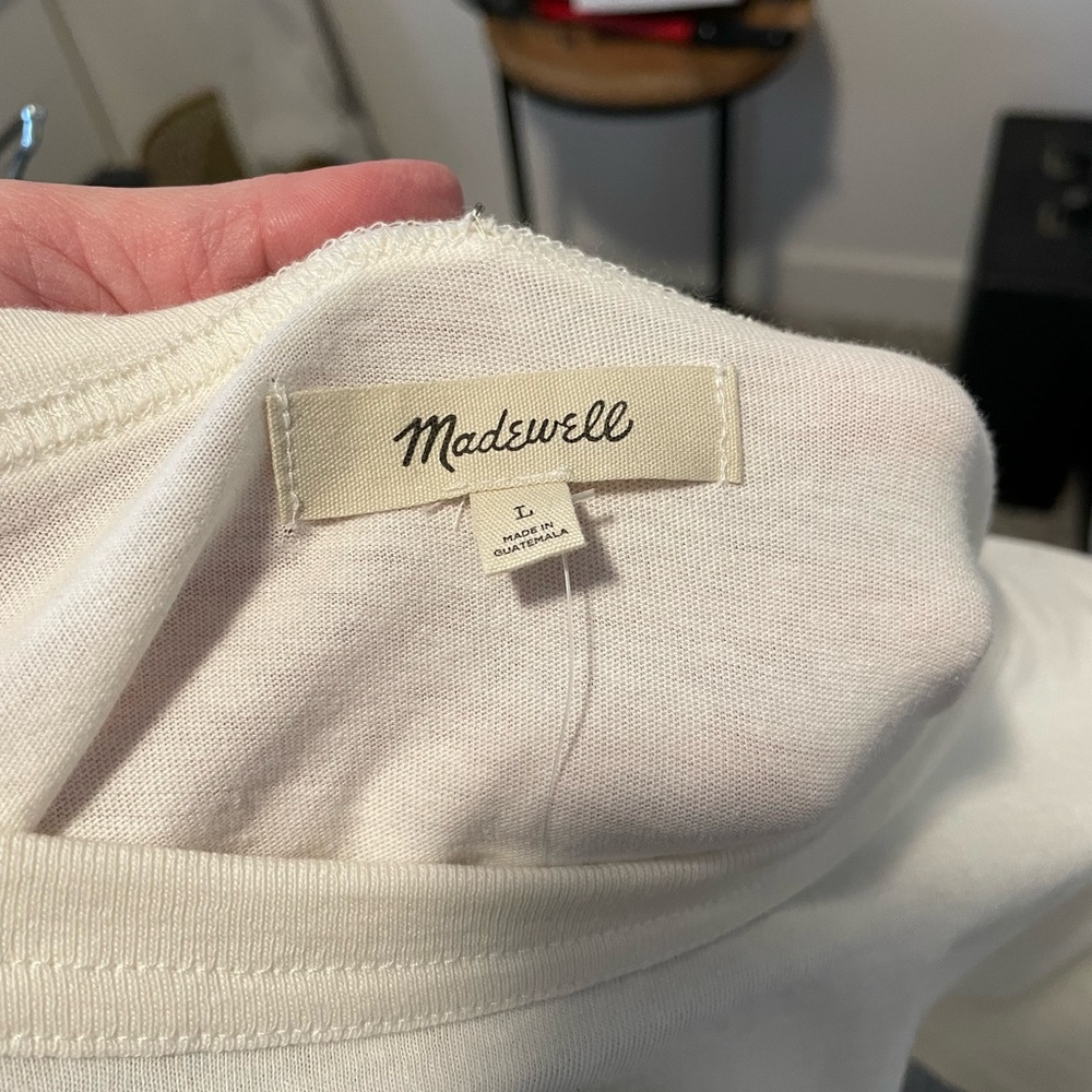 Madewell Cream Top